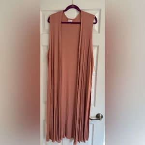 NWT Lularoe Joy Long Duster Vest Size XL